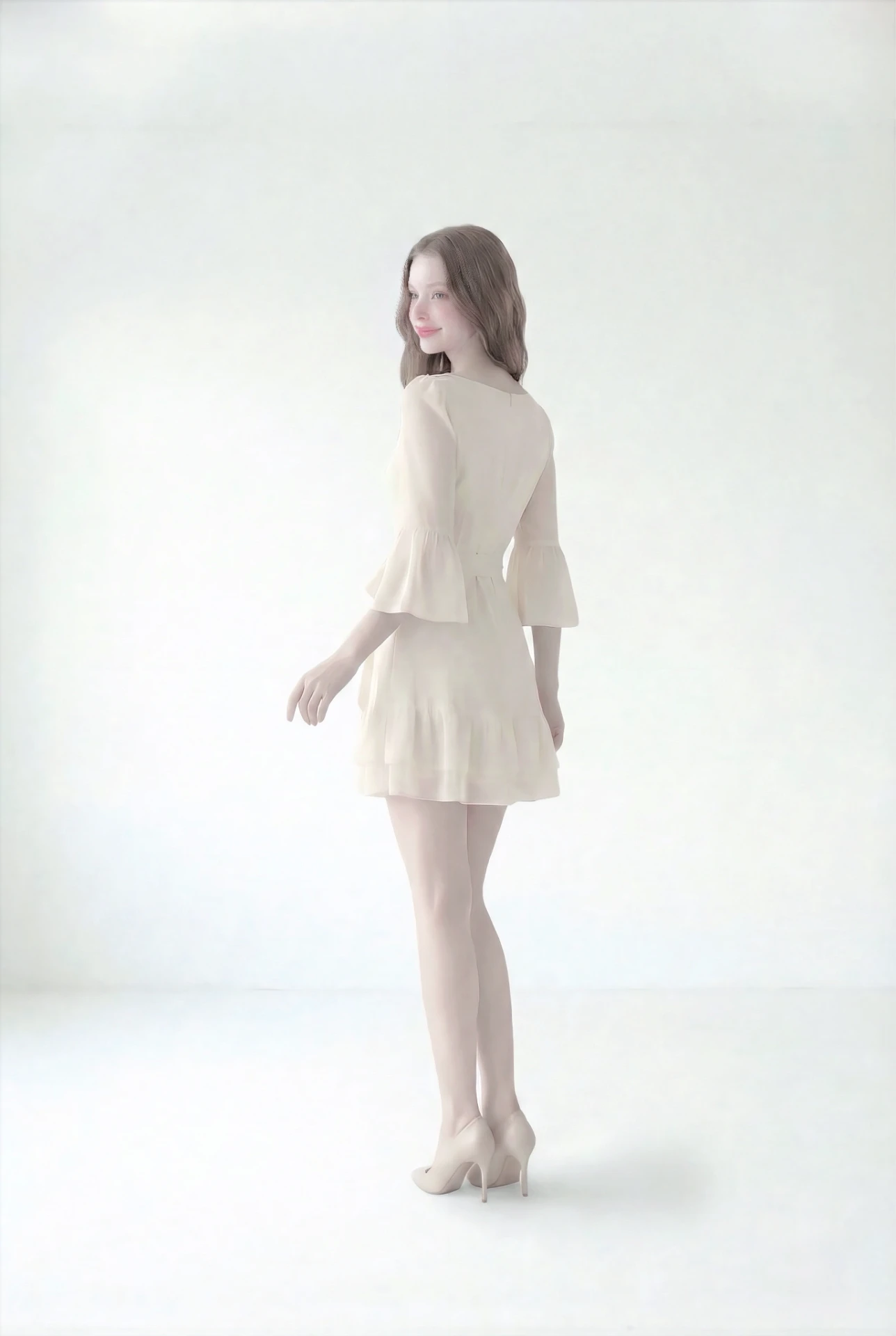 Fleur-Chiffonkleid 2